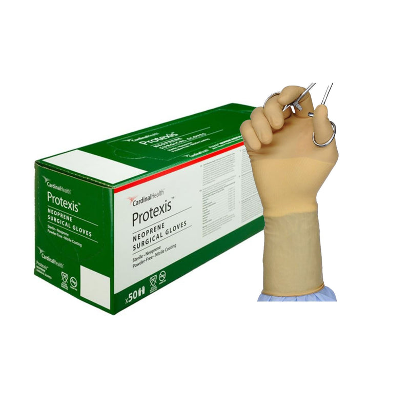 Protexis™ Neoprene with Nitrile Coating Surgical Glove, Size 6, Ivory