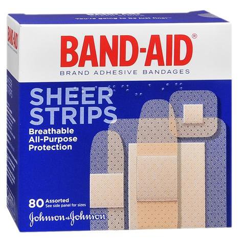 Band-Aid® Adhesive Strip, Assorted Sizes