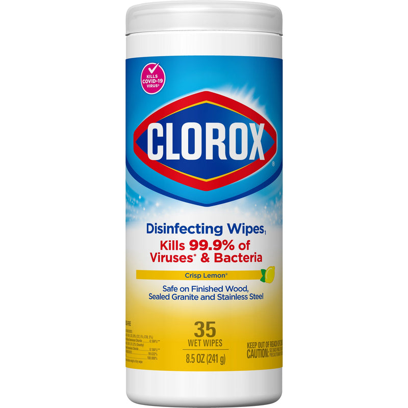 Clorox® Disinfecting Wipes, Lemon Scent, 35 ct.