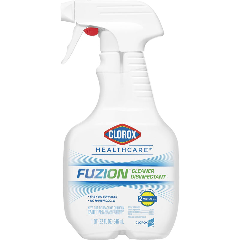 Clorox Healthcare® Fuzion™ Cleaner Disinfectant, Spray Bottle, 32 oz.