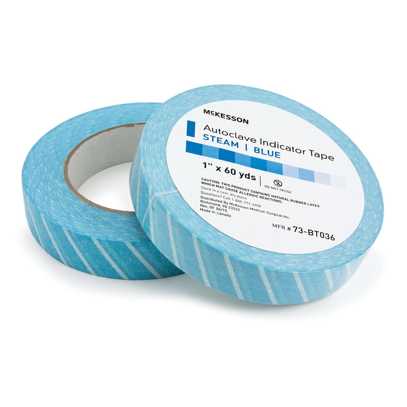 McKesson Steam Indicator Tape, 1 Inch x 60 Yard