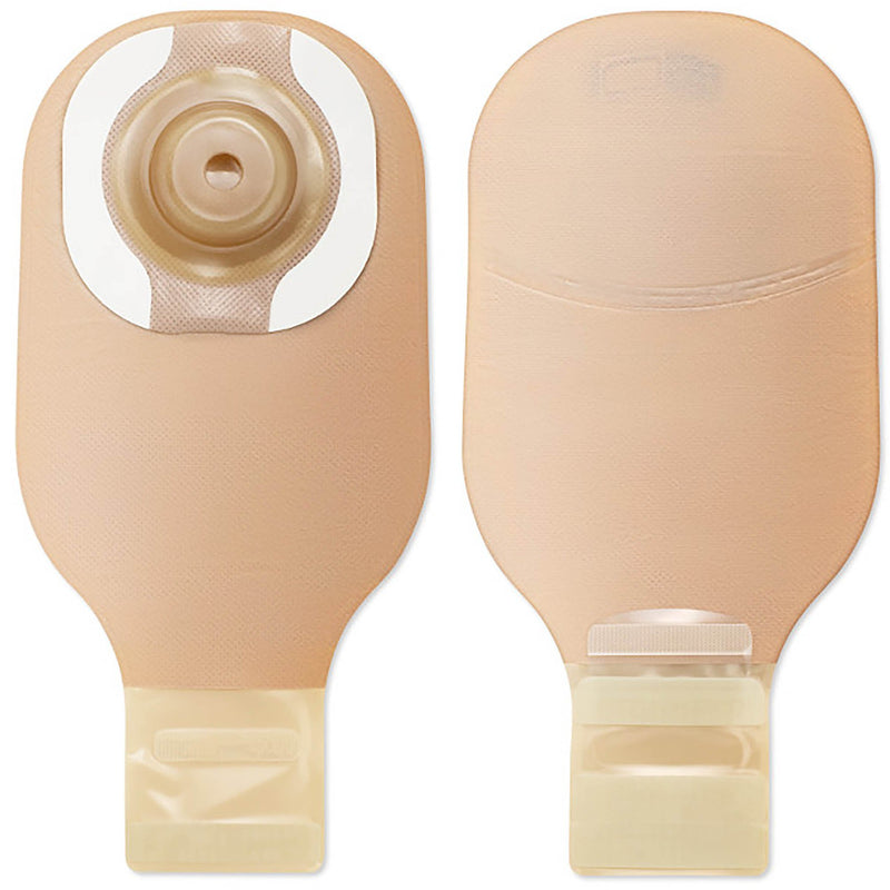 CeraPlus One-Piece Drainable Beige Ostomy Pouch, 12 Inch Length, Up to 2-1/8 Inch Stoma