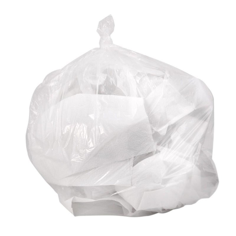 Colonial Bag Medium Duty Trash Bag, Clear, 30 gal.