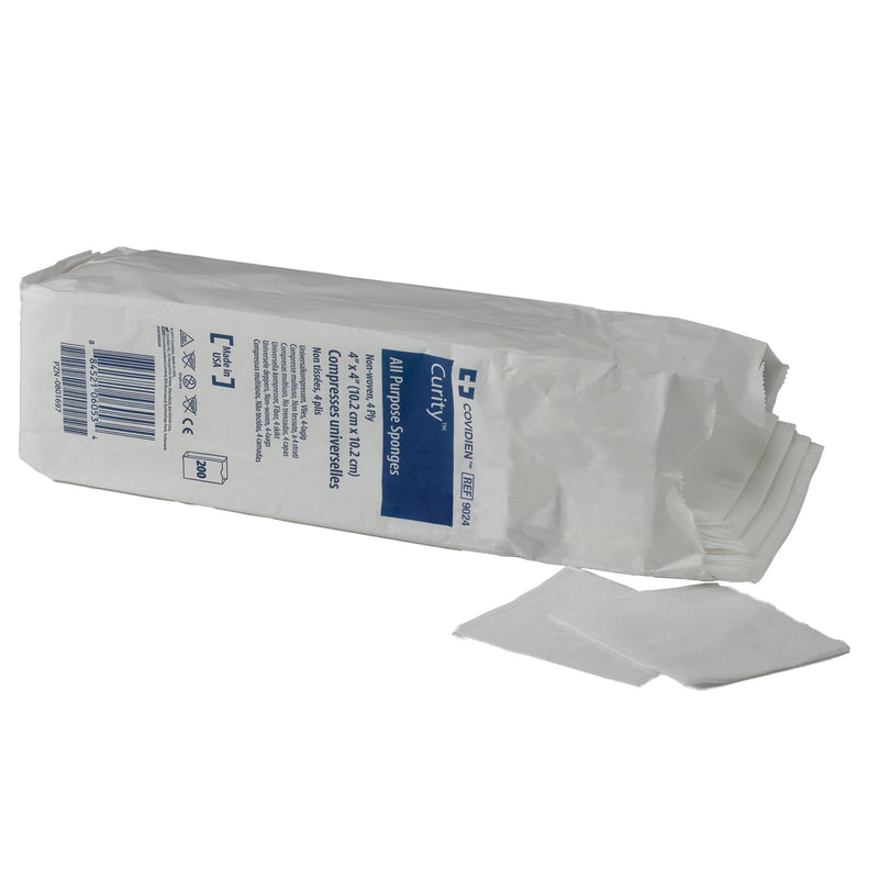 Curity™ Nonwoven Sponge, 2 x 2 Inch, 3-Ply