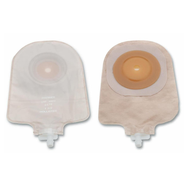 Premier™ One-Piece Drainable Transparent Urostomy Pouch, 9 Inch Length, 1 Inch Stoma