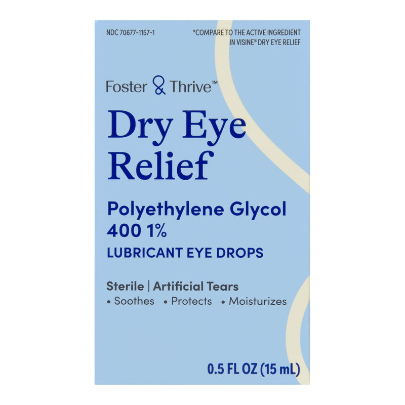 Foster & Thrive™ Dry Eye Relief Polyethylene Glycol 400 1% Lubricant Eye Drops