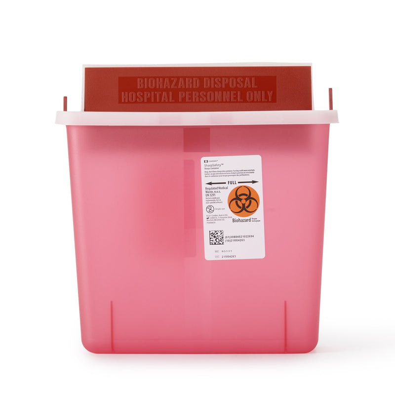 In-Room™ Multi-purpose Sharps Container, 1-1/4 Gallon, 11 x 10¾ x 4¾ Inch