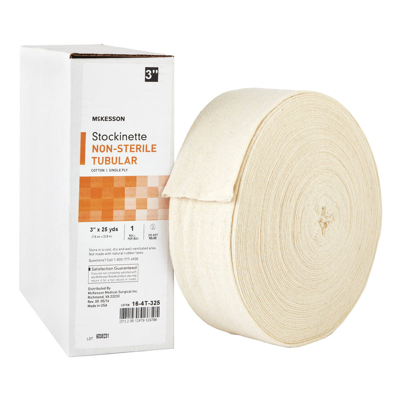 McKesson Beige Cotton Tubular Stockinette, 3 Inch x 25 Yard