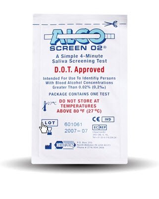 Alco-Screen® .02 Rapid Test