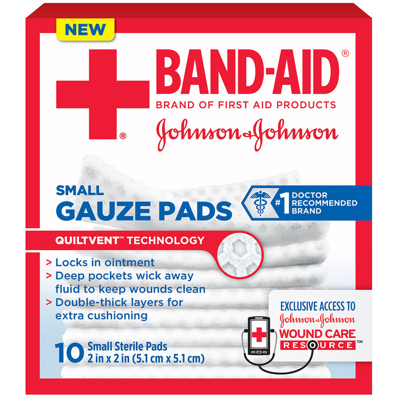 Band-Aid® Sterile Gauze Sponge, 2 x 2 Inch