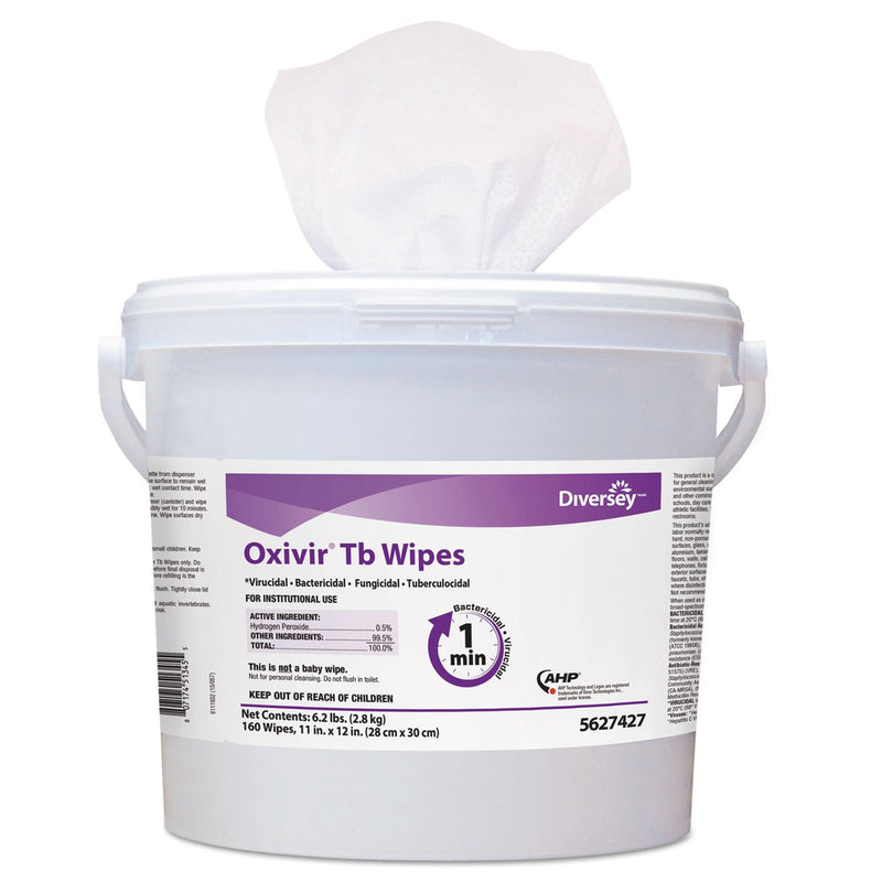 Diversey™ Oxivir® Tb Surface Disinfectant Wipes, 160 count