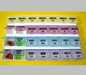 MediPlanner® Four-Dose 7-Day Pill Organizer