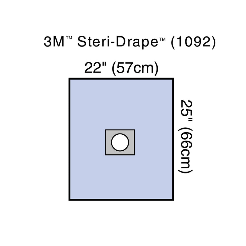 3M™ Steri-Drape™ Sterile Small Surgical Drape, 22 x 25 Inch