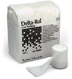 Delta-Rol® Undercast Cast Padding, 6 Inch x 4 Yard