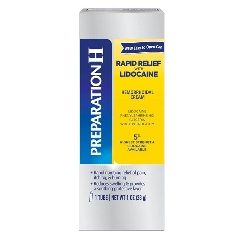 Preparation H Hemorrhoidal Cream Rapid Relief, 1-ounce tube