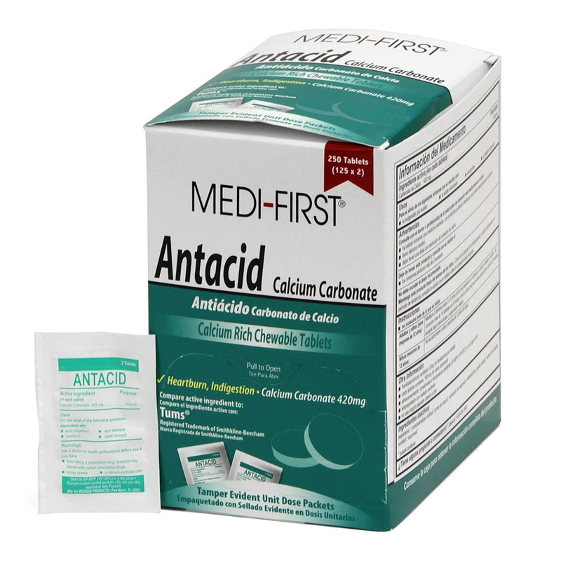 Medi-First® Calcium Carbonate Antacid