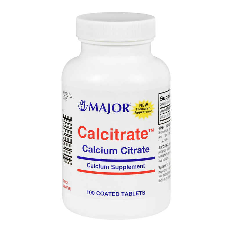 Major® Calcitrate™ 950-mg Calcium Citrate Supplement