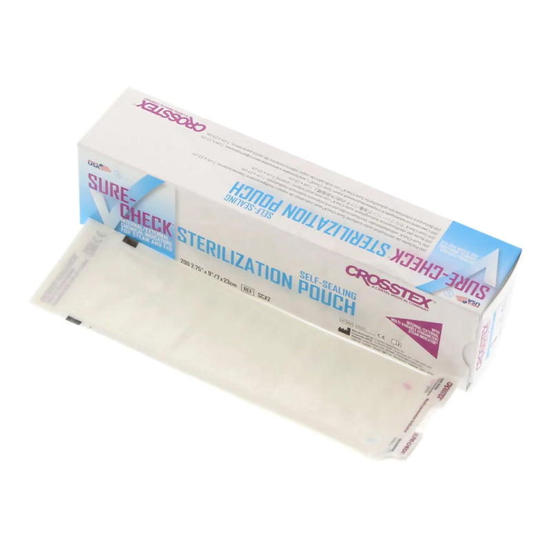 Sure-Check® Sterilization Pouch, 2¾ x 9 Inch