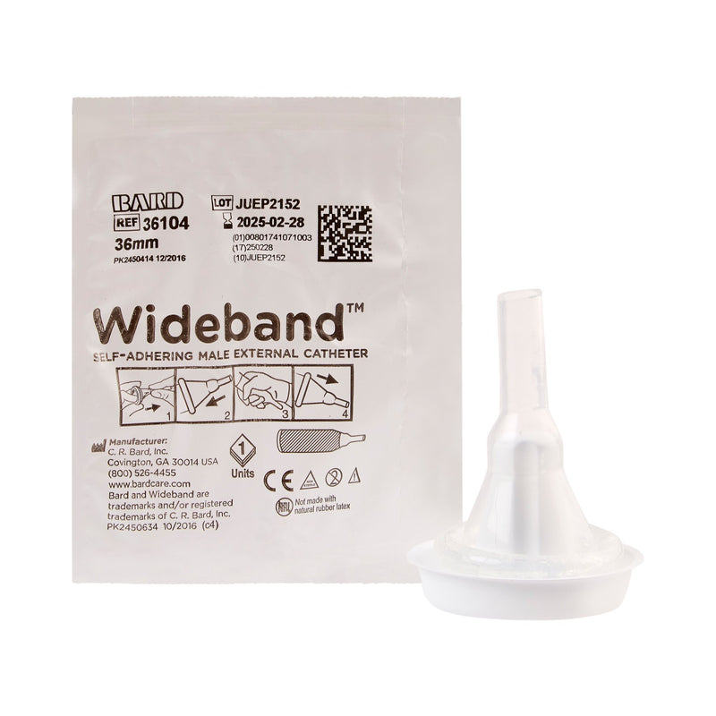 Bard Wide Band® Male External Catheter, Large