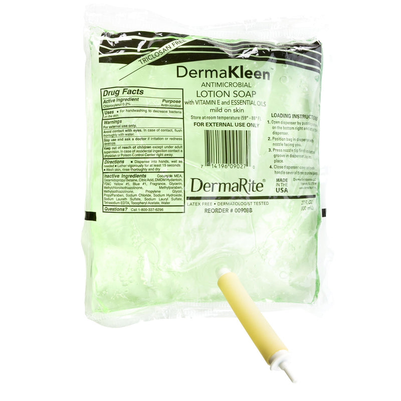 DermaKleen® Antimicrobial Soap 800 mL Dispenser Refill Bag