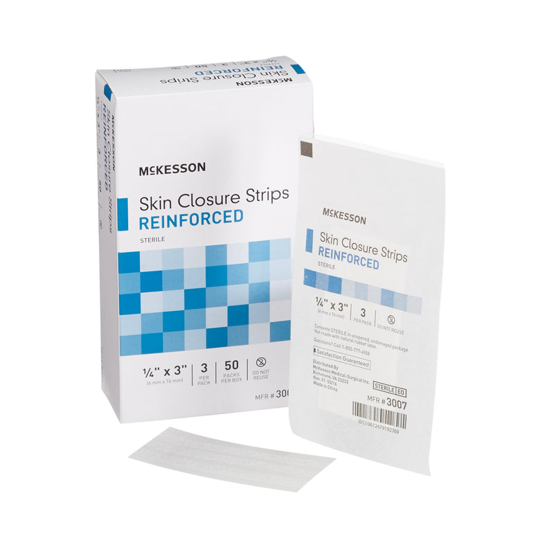 McKesson Skin Closure Strip, ¼ X 3 Inch