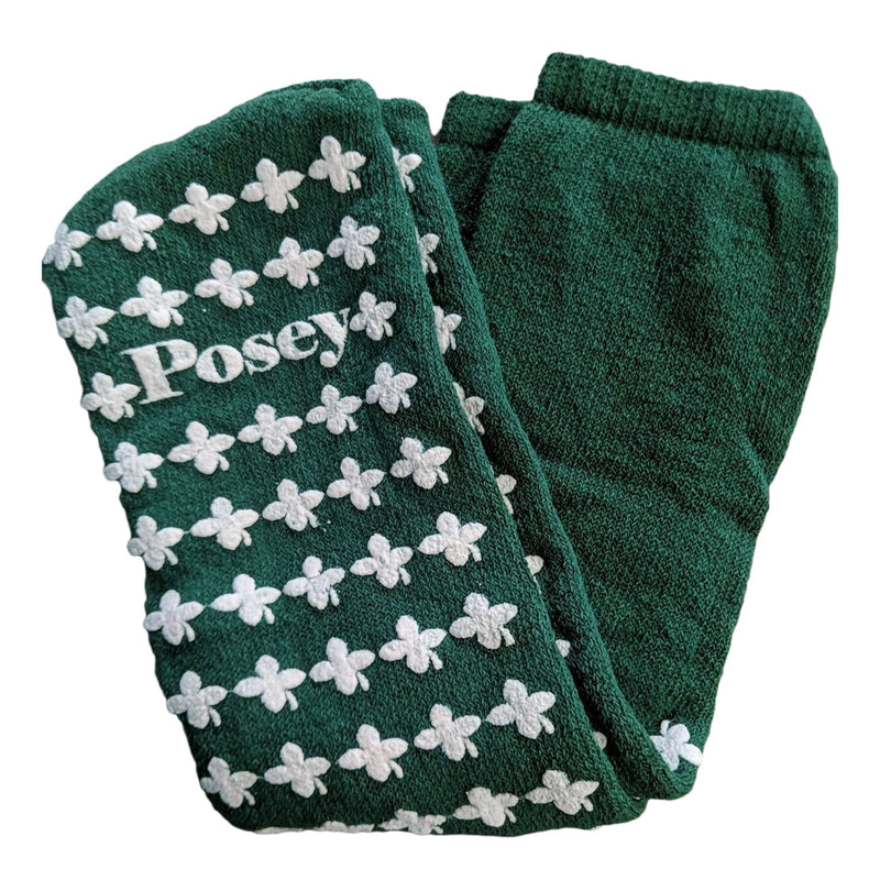 Posey® Fall Management Slipper Socks Standard Green