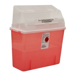 GatorGuard™ In-Room™ Sharps Containers, 2 Gallon, 8-3/4 x 12-1/4 x 12-1/4 Inch