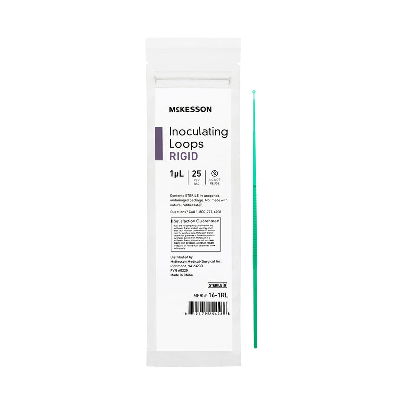 McKesson Inoculating Loop, Dark Color, 1 ?L, 20-Centimeter Length