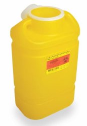 BD Chemotherapy Sharps Container, 12 x 10½ x 7½ Inch