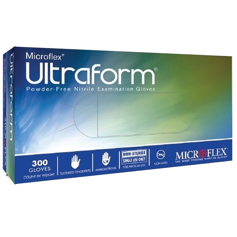 Ultraform® Nitrile Exam Glove, Small, Blue