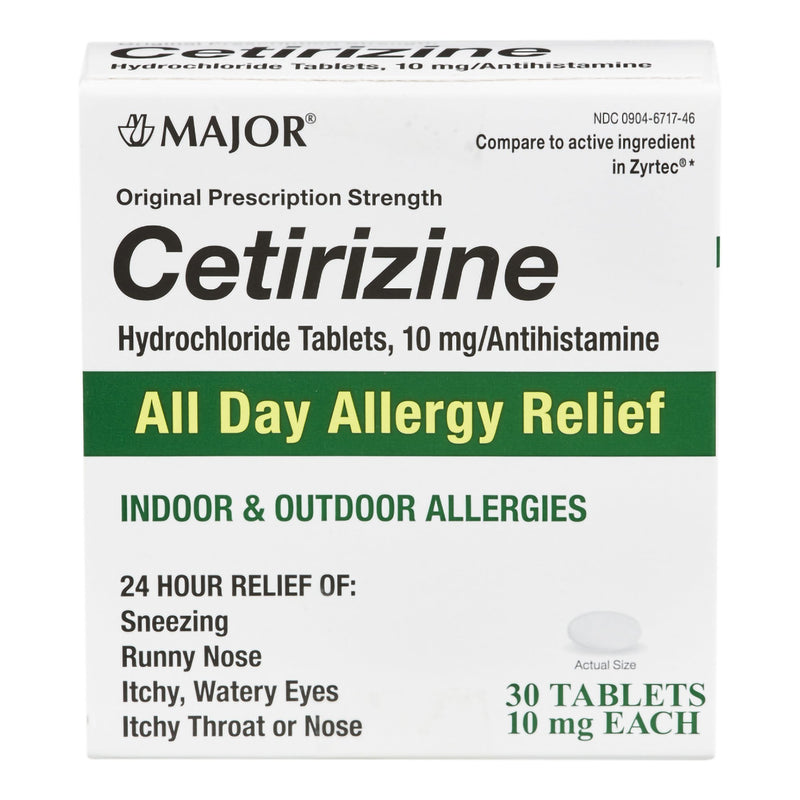 Major® Cetirizine Antihistamine