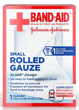 Band-Aid® Sterile Conforming Bandage, 2 Inch x 2-1/2 Yard