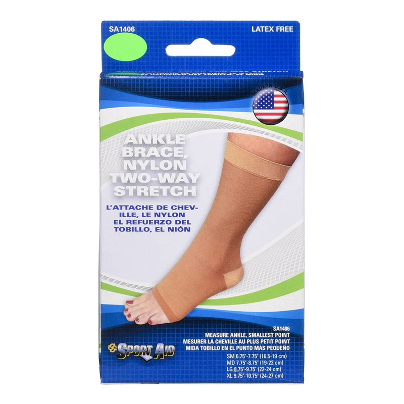 Sport Aid® Pull-On Ankle Support, Large