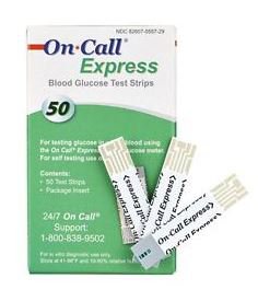 On Call® Express Blood Glucose Test Strips