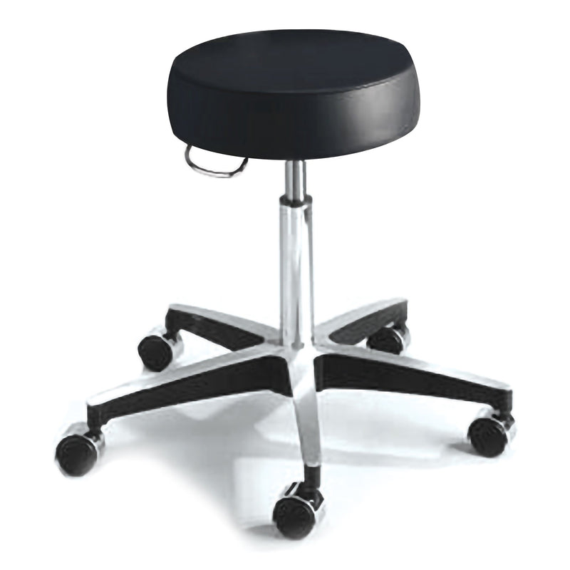 McKesson Round Pneumatic Exam Stool, Black