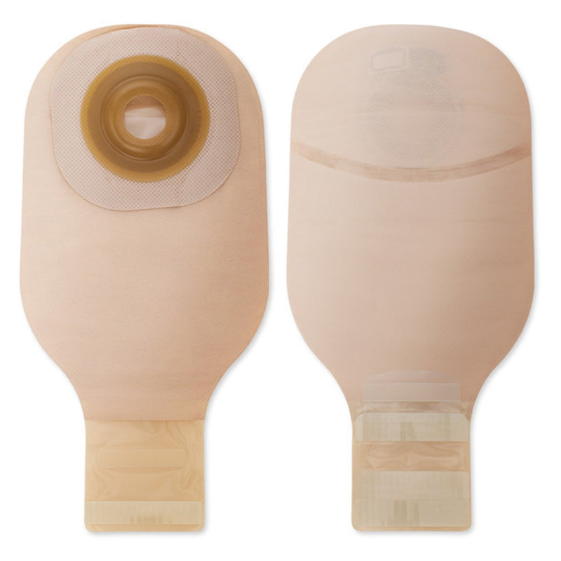 Premier™ Flextend™ One-Piece Drainable Beige Filtered Ostomy Pouch, 12 Inch Length, 1 Inch Stoma