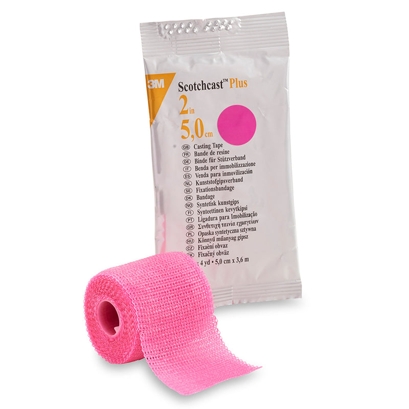 3M™ Scotchcast™ Plus Bright Pink Cast Tape, 2 Inch x 4 Yard