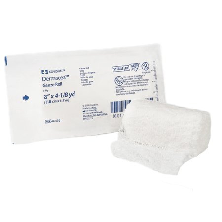 Dermacea™ Sterile Fluff Bandage Roll, 3 Inch x 4-1/8 Yard, 3-Ply