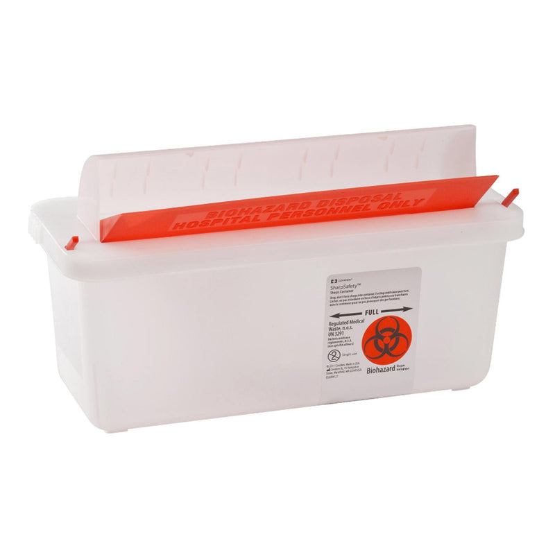 In-Room™ Multi-purpose Sharps Container, 1-1/4 Gallon, 11 x 10¾ x 4¾ Inch