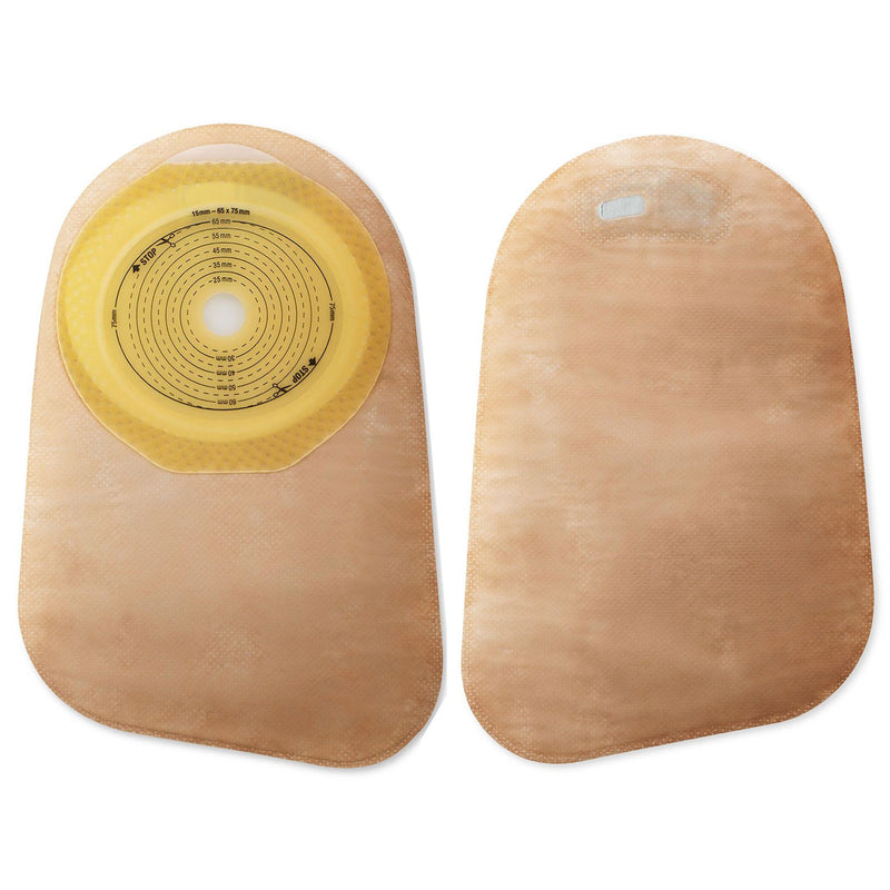 Premier™ One-Piece Closed End Beige Colostomy Pouch, 9 Inch Length, 1-3/8 Inch Stoma