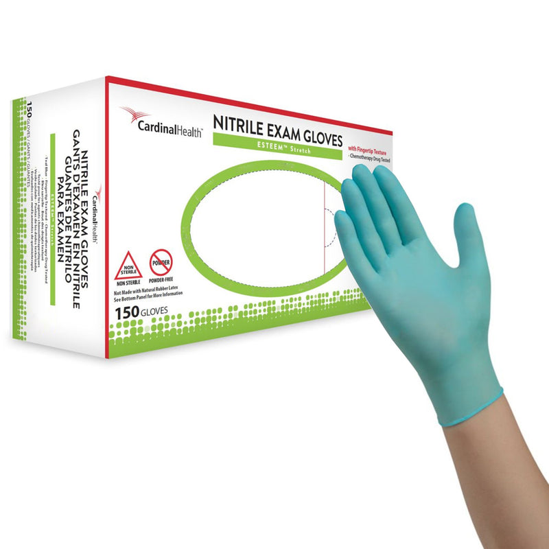 Esteem™ Stretch Nitrile Exam Glove, Large, Teal