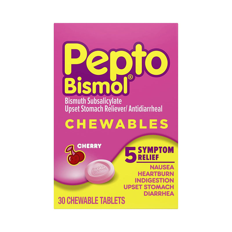 Pepto Bismol® Anti-Diarrheal Chewable Tablets