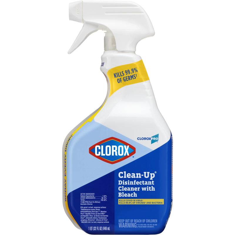 Clorox Pro™ Clorox® Clean-Up® Disinfectant Cleaner with Bleach, Spray Bottle, 32 oz.