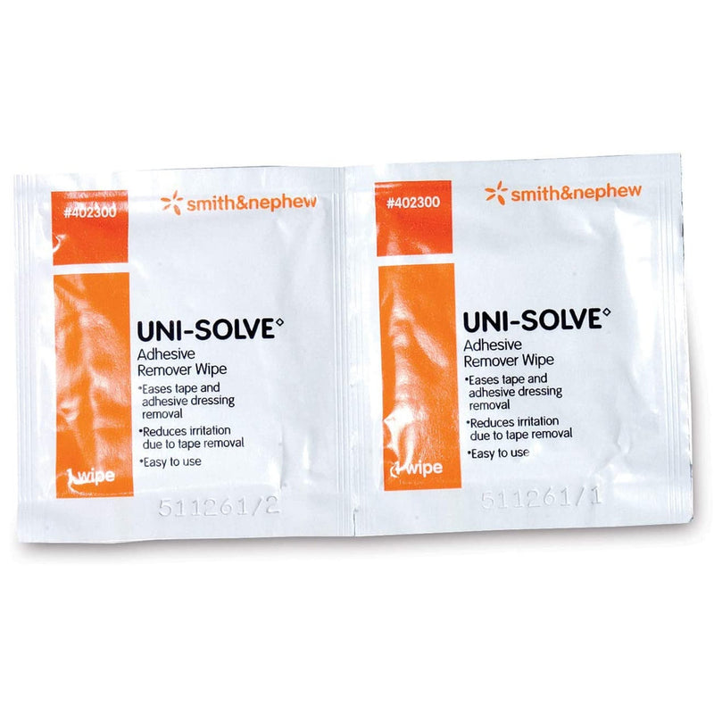 Uni-Solve™ Adhesive Remover, 2½ x 2½ Inch Wipe