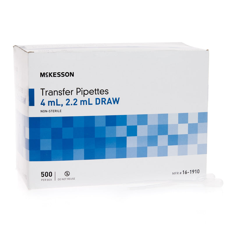 McKesson Transfer Pipette Tip, 3.9 mL, 2.2 mL Draw Volume