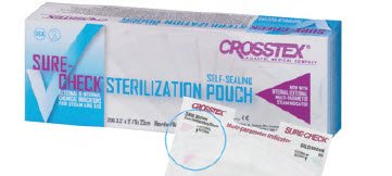 Sure-Check® Sterilization Pouch, 5-1/4 x 10 Inch