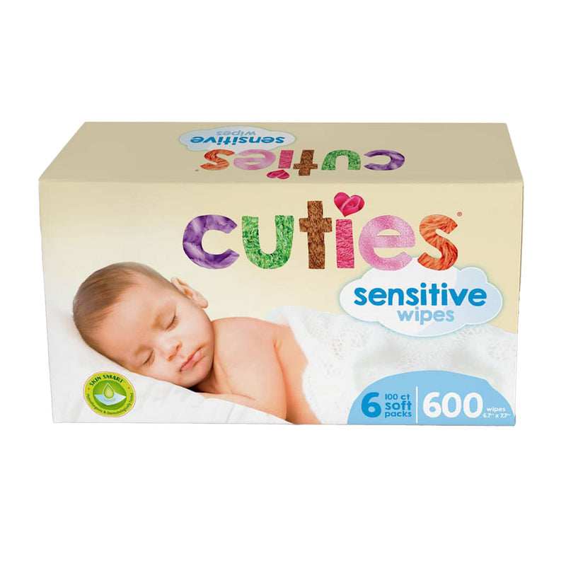 Cuties Baby Wipes, Soft Pack, Aloe, Unscented