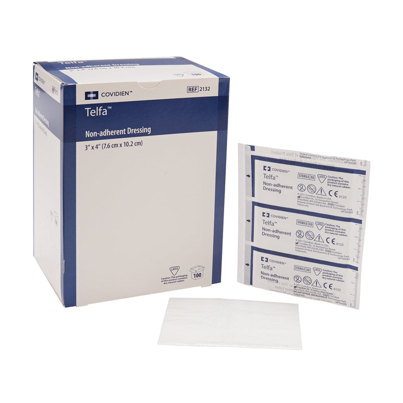 Telfa™ Ouchless Nonadherent Dressing, 3 x 4 Inch