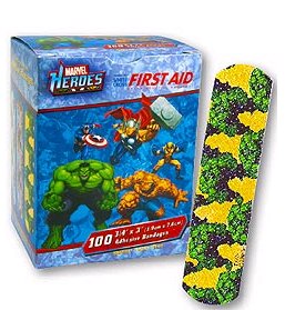 Kid Design (The Hulk) Adhesive Strip, 3/4 x 3 Inch