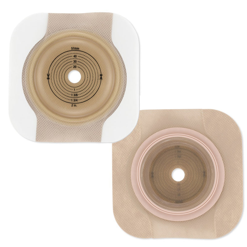 Hollister CeraPlus Skin Barrier, Soft Convex, Extended Wear Tape Borders, 2-1/4" Flange, Beige